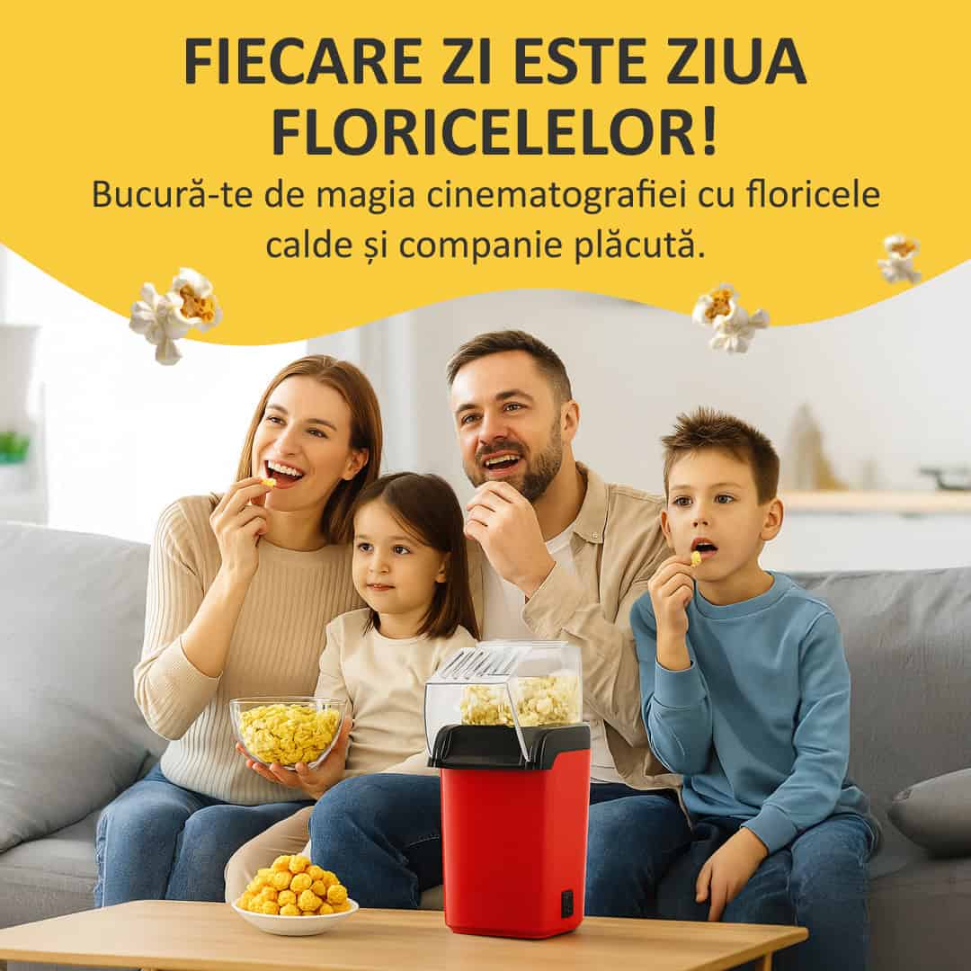 Snaxie™ - Mașină de Popcorn - imagine 3