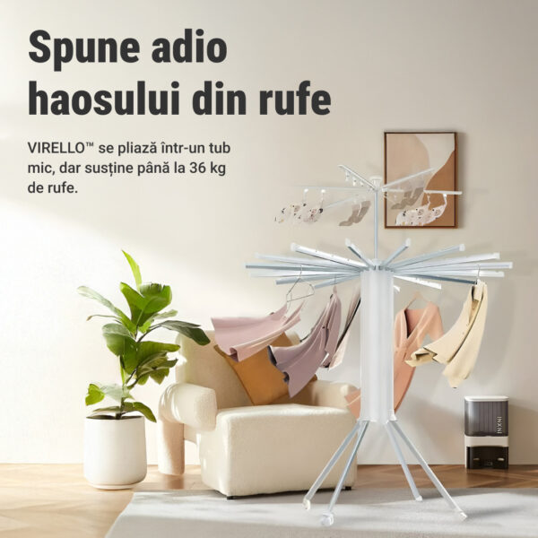 VIRELLO™ - Uscător de rufe pliabil tip caracatiță - imagine 2