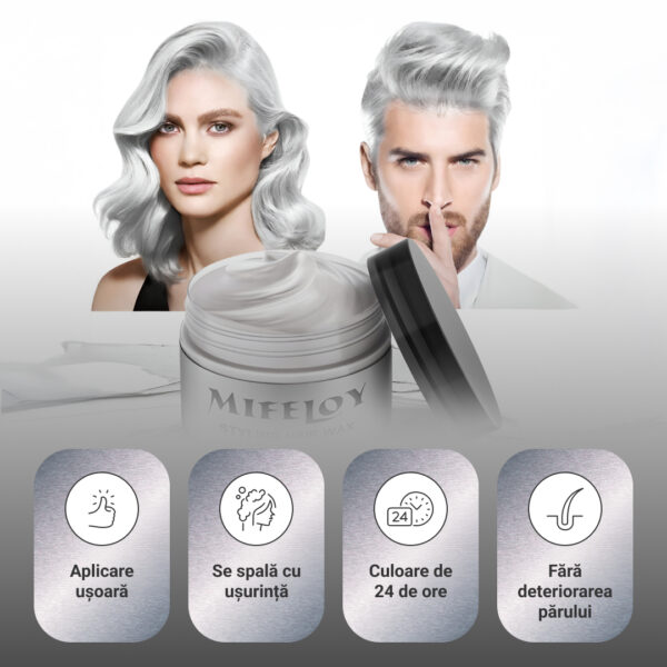 CHROMASHADE™ – Ceară Colorantă Temporară pentru Păr - imagine 4
