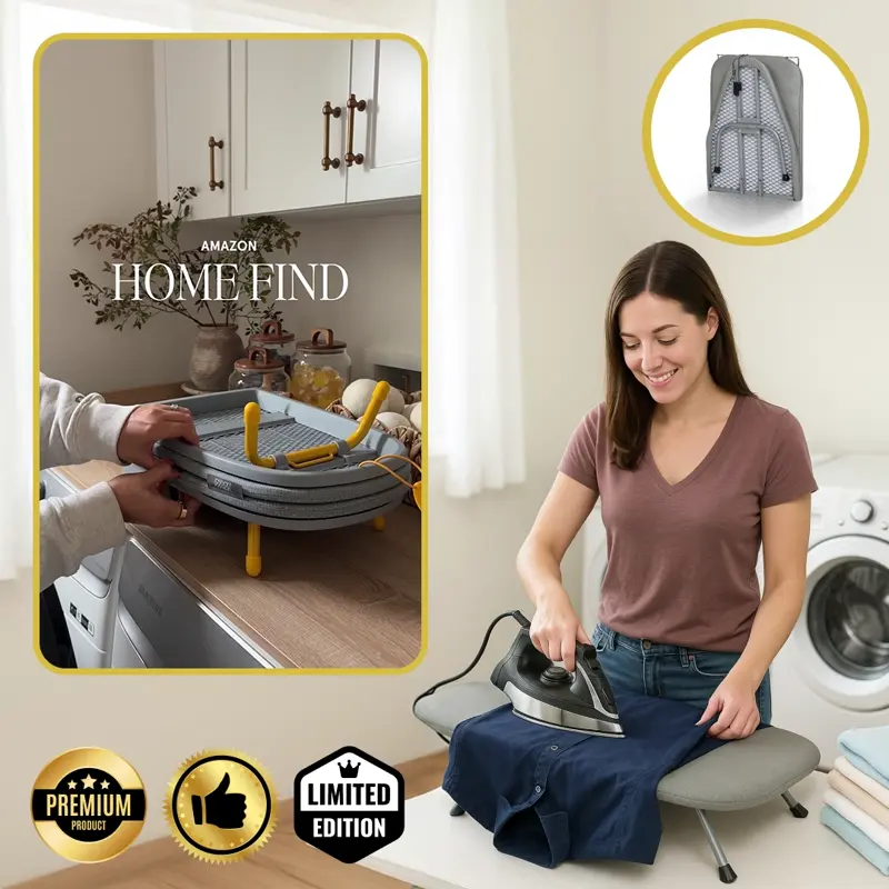 IronEase™ - Masă de călcat pliabilă