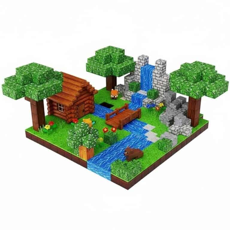 BuildEase™ Clasic – Blocuri Magnetice de Construcție