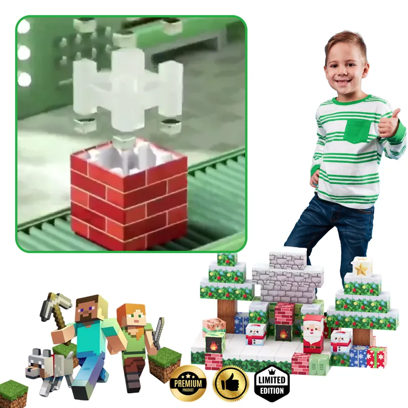 BuildEase™ - Blocuri Magnetice pentru Construcție