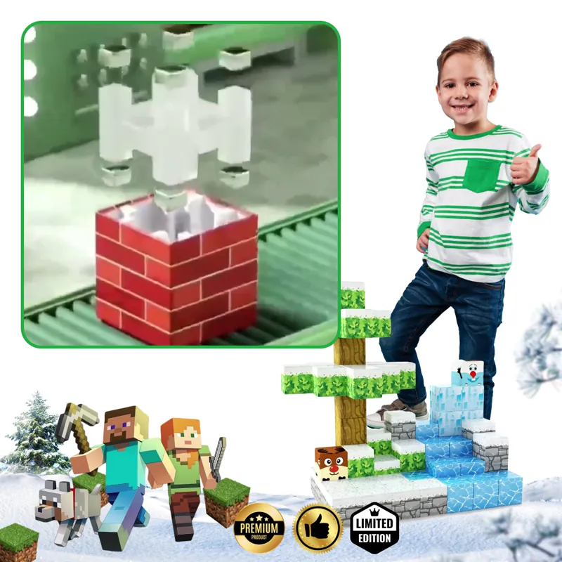 BuildEase™ - Blocuri Magnetice pentru Construcție