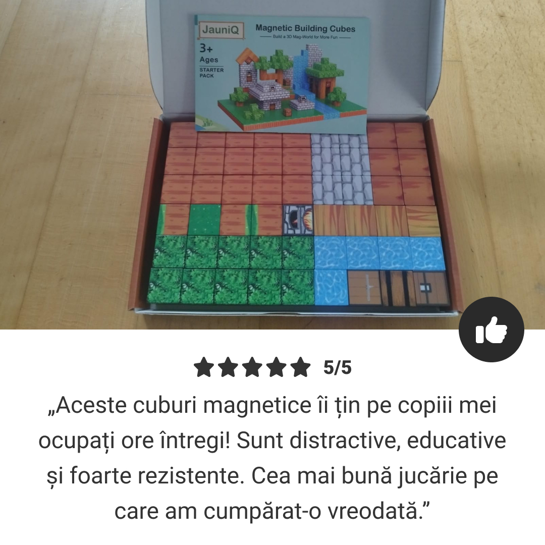 BuildEase™ - Blocuri Magnetice pentru Construcție - imagine 7