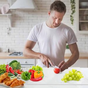 Alternative view of Tavola™ – Tocător din Acril cu Recipient pentru Resturi și Margine de Banc