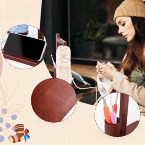 Alternative view of Domaro™ - Suport pentru ghem din lemn cu suport multifuncțional + GRATUIT inel de croșetat