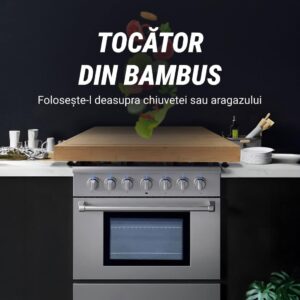 Alternative view of BambooCraft™ - Tocător din Bambus Extra Mare cu Picioare Detasabile